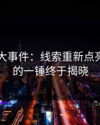 揭秘91大事件：线索重新点亮，最重的一锤终于揭晓