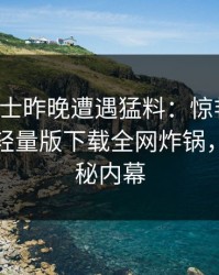 业内人士昨晚遭遇猛料：惊艳全场！汤头条轻量版下载全网炸锅，深度揭秘内幕